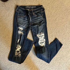 AE ripped jegging